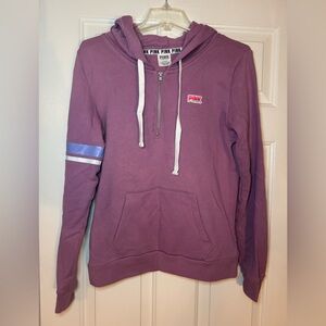 Victoria’s Secret Pink light purple quarter zip hoodie
